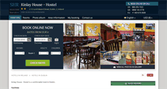 Desktop Screenshot of kinlayhousehostel-dublin.com